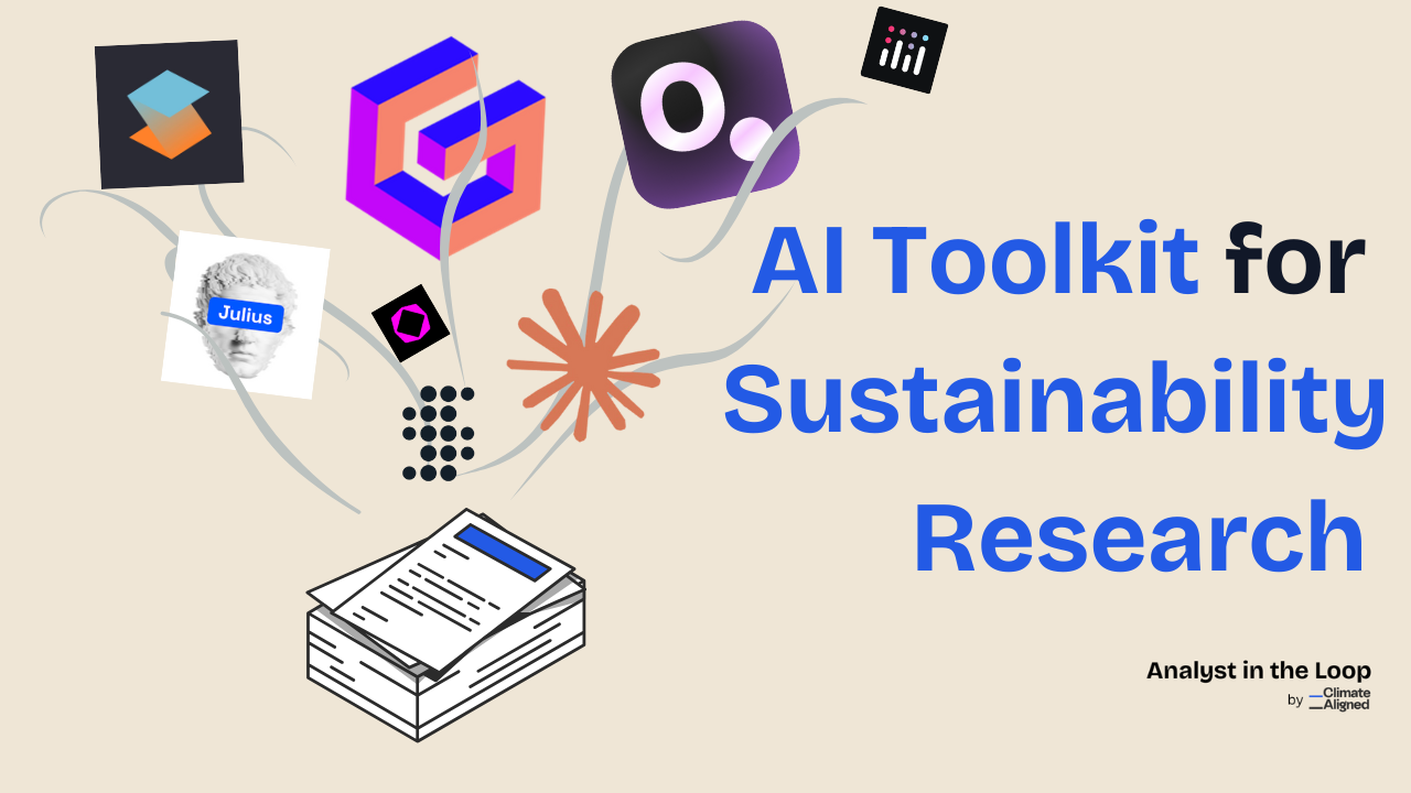 From Research to Report: Your AI Toolkit for Sustainability Analysis
